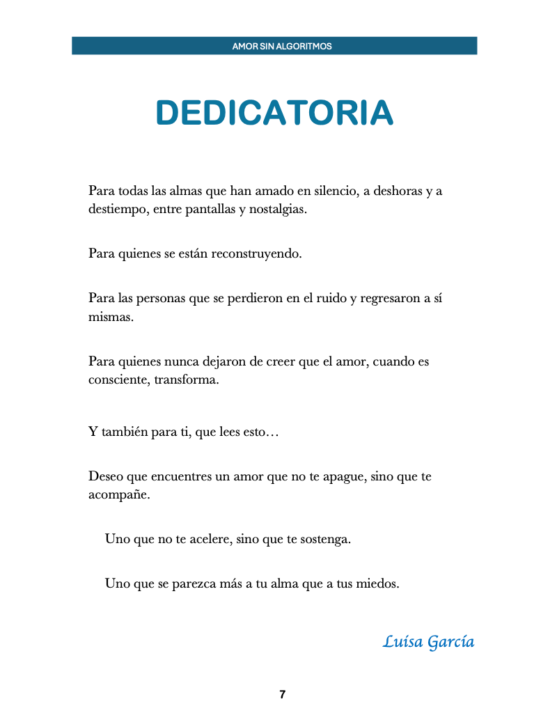 Amor sin algoritmos