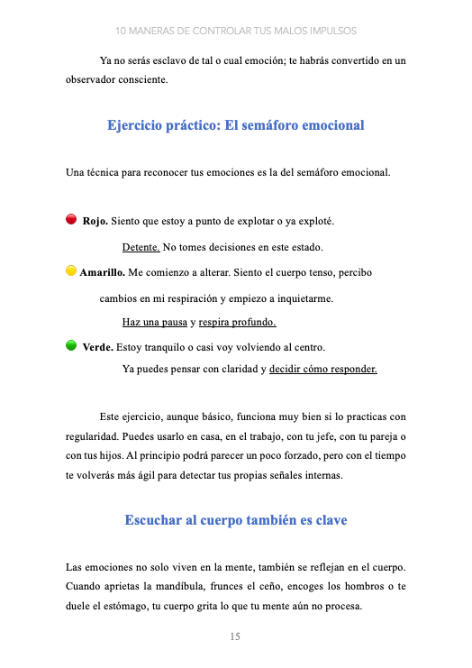 10 maneras de controlar tus malos impulsos