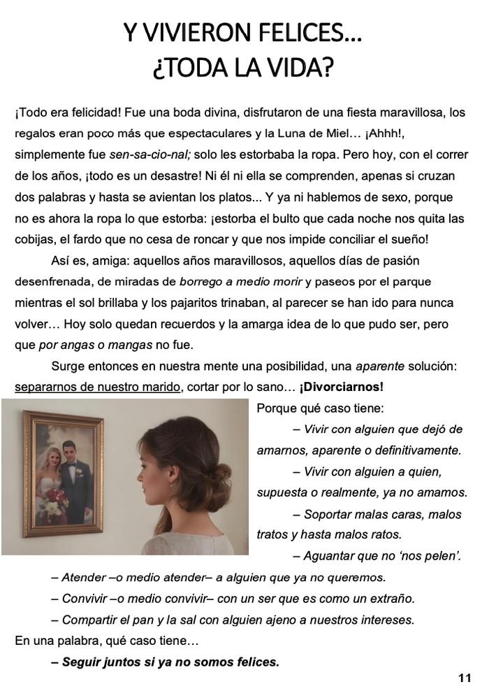 El divorcio apesta