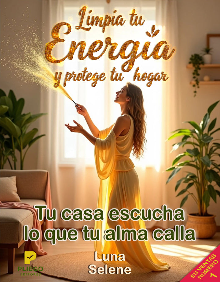 Portada del libro Limpia tu energía y protege tu hogar de Luna Selene