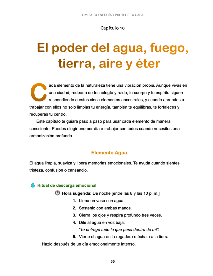 Limpia tu energía y protege tu hogar