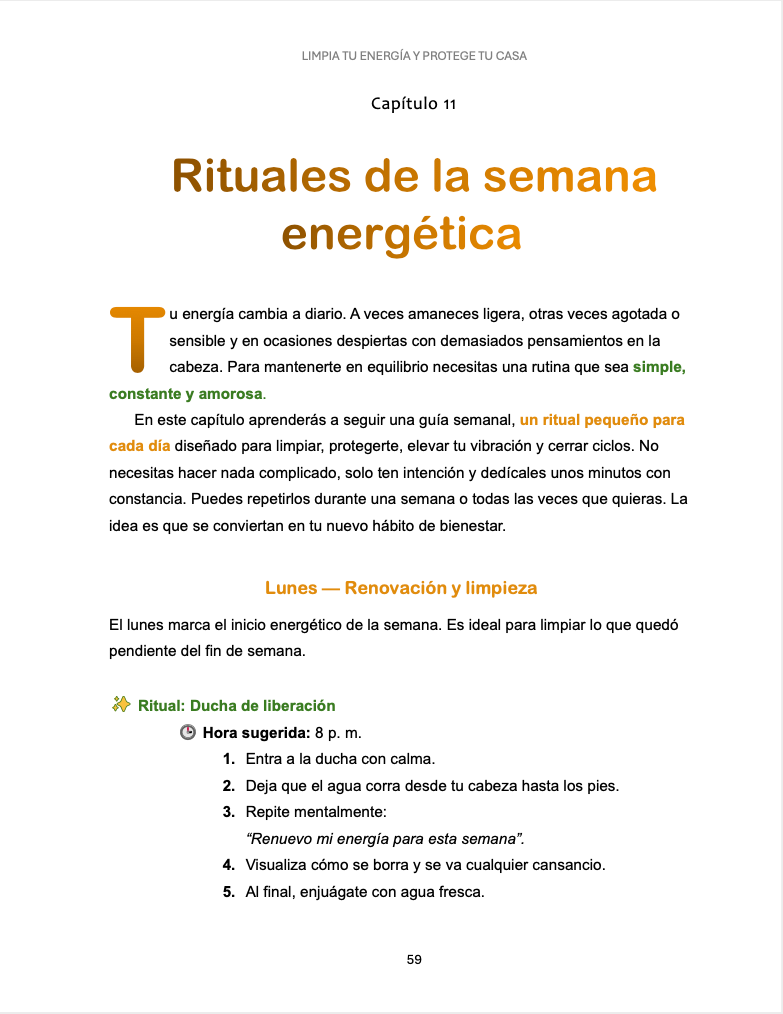 Limpia tu energía y protege tu hogar