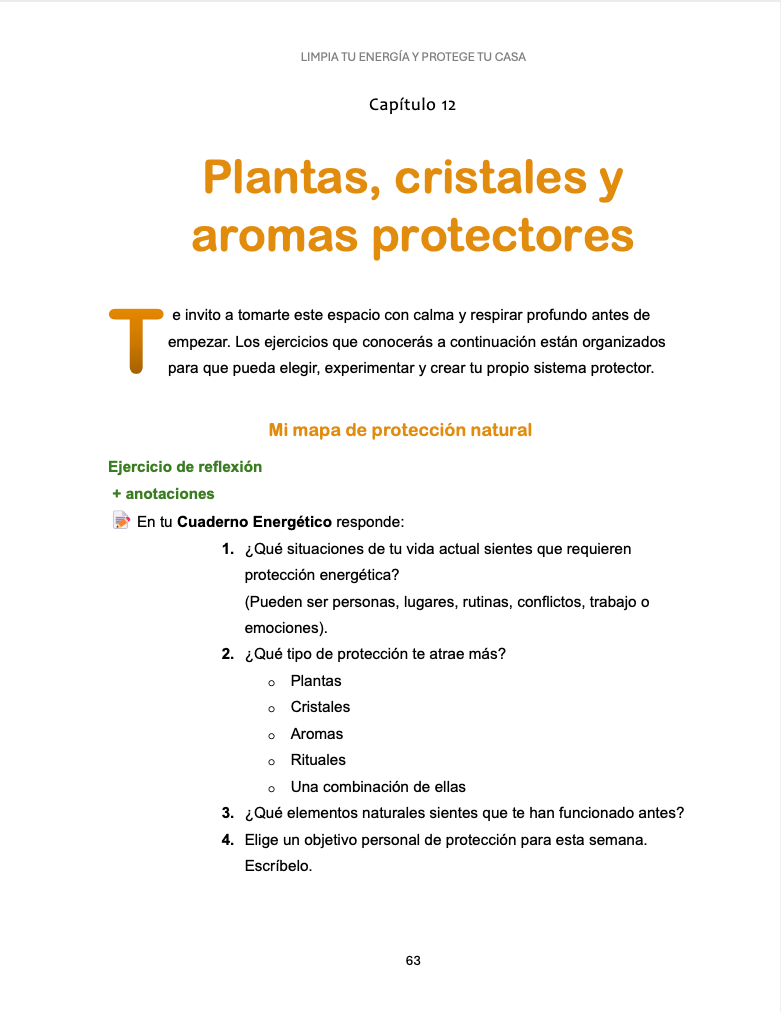 Limpia tu energía y protege tu hogar
