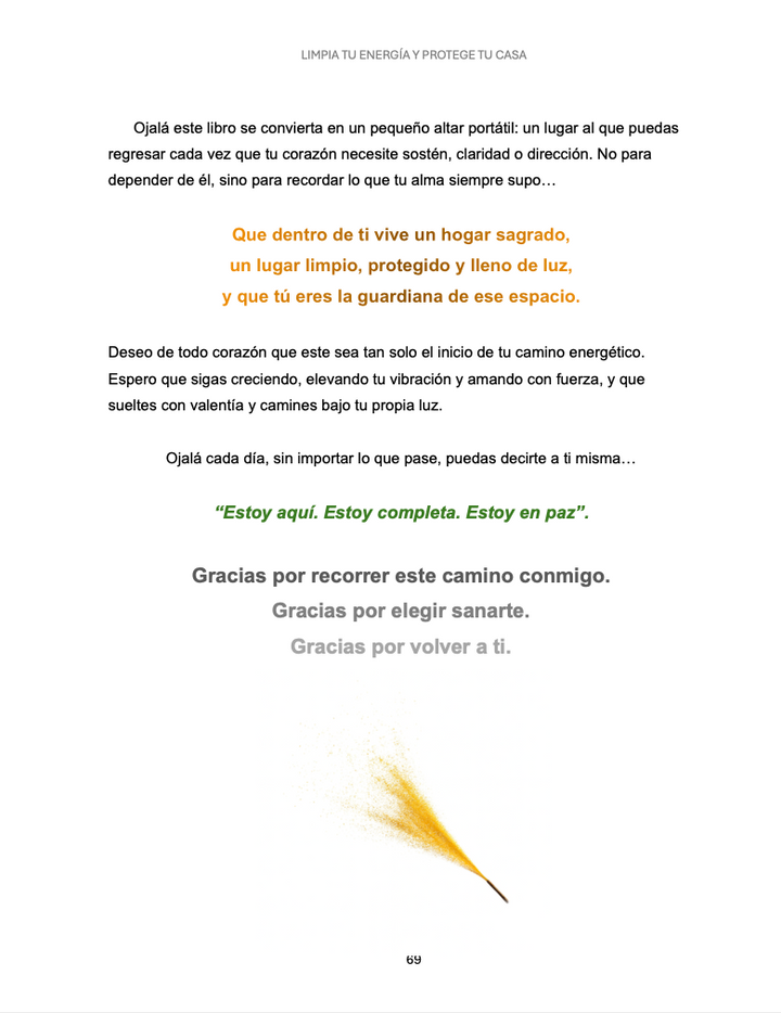Limpia tu energía y protege tu hogar