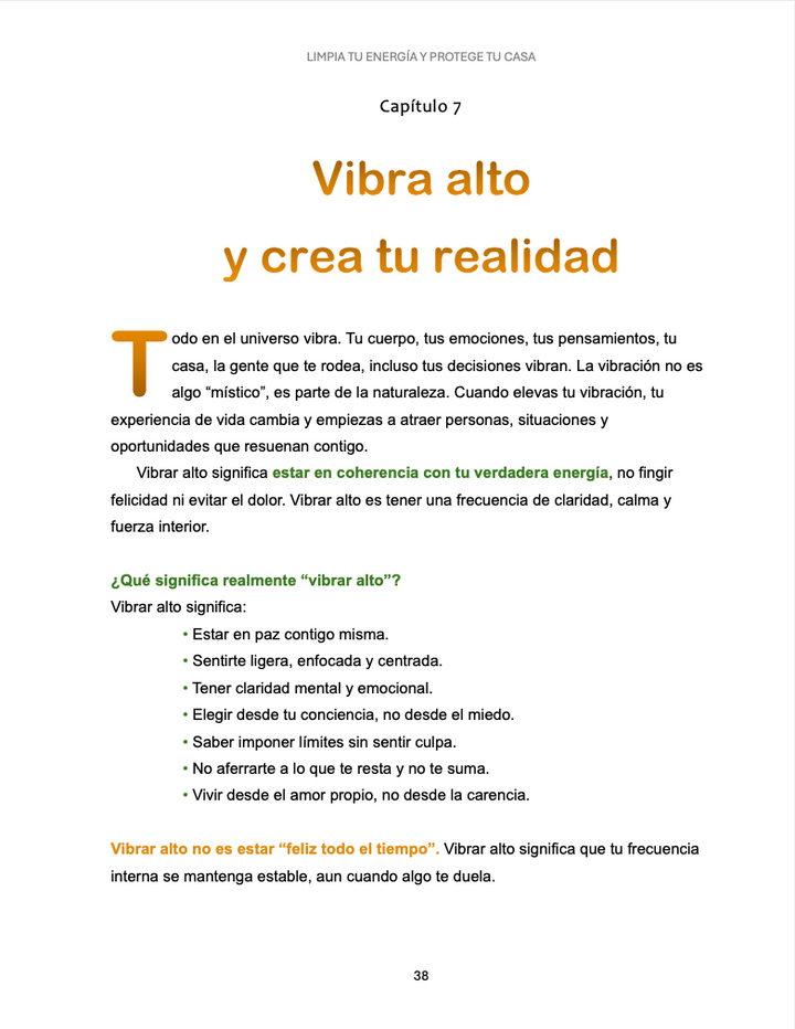 Limpia tu energía y protege tu hogar