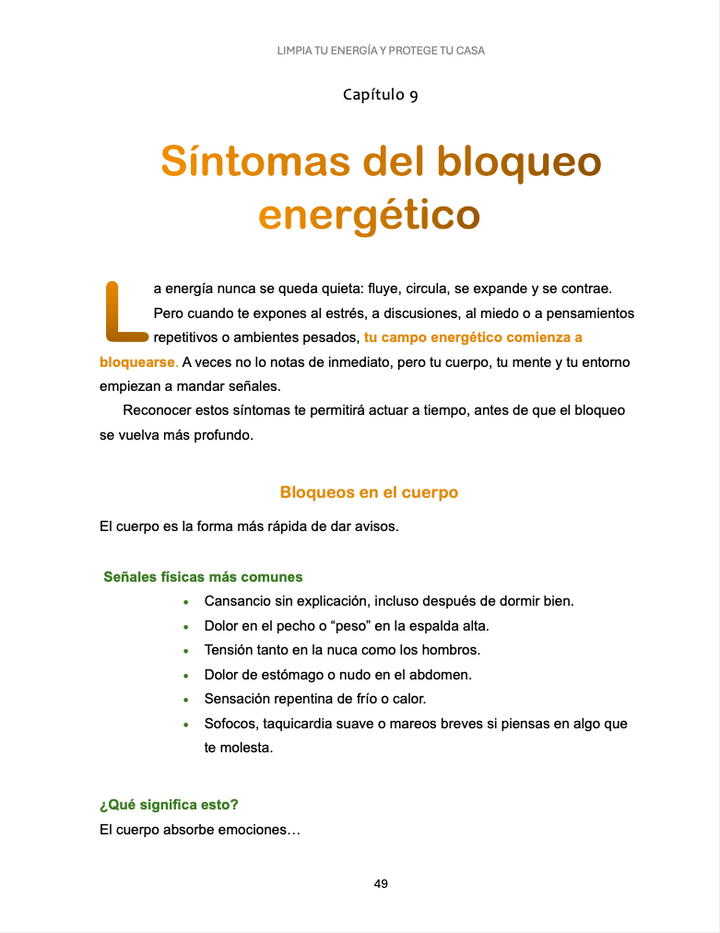 Limpia tu energía y protege tu hogar