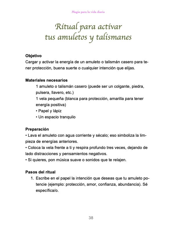 Magia para la vida diaria
