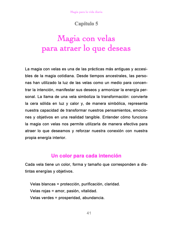 Magia para la vida diaria