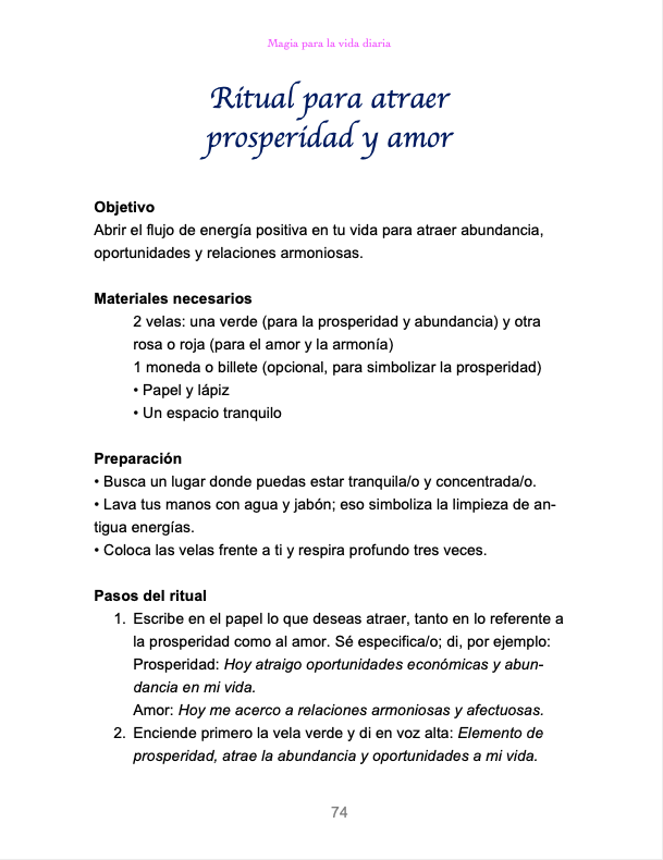 Magia para la vida diaria