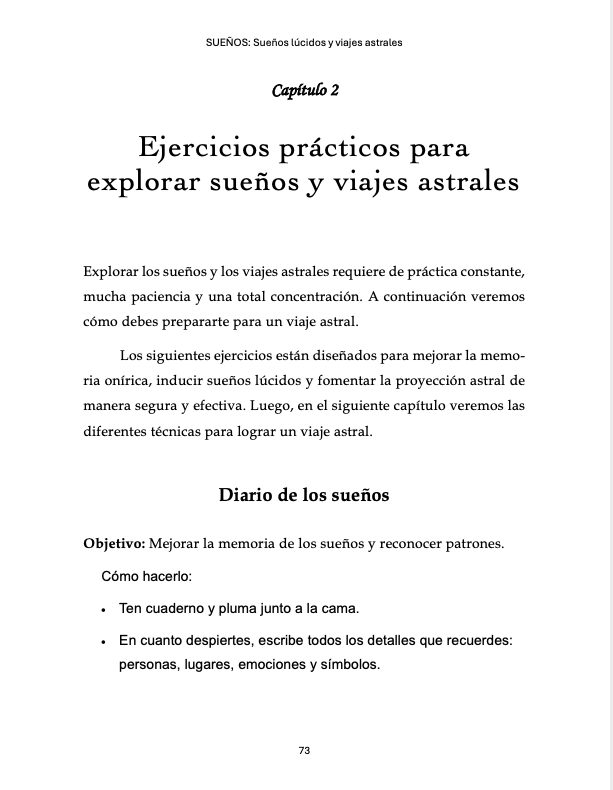 Sueños: Sueños lúcidos y viajes astrales