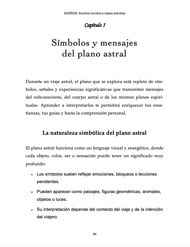 Sueños: Sueños lúcidos y viajes astrales