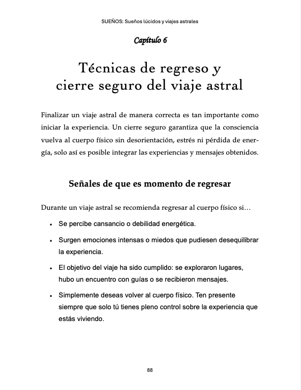 Sueños: Sueños lúcidos y viajes astrales